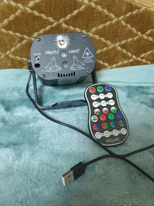 Лазерная цветомузыка RGB