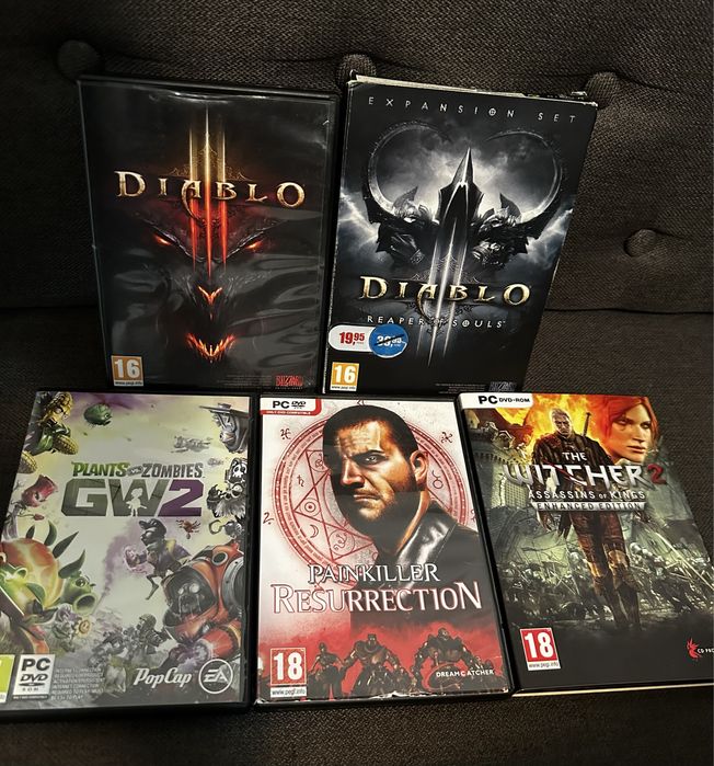 Pc Стари игри Diablo,The Witcher,Pain Killer