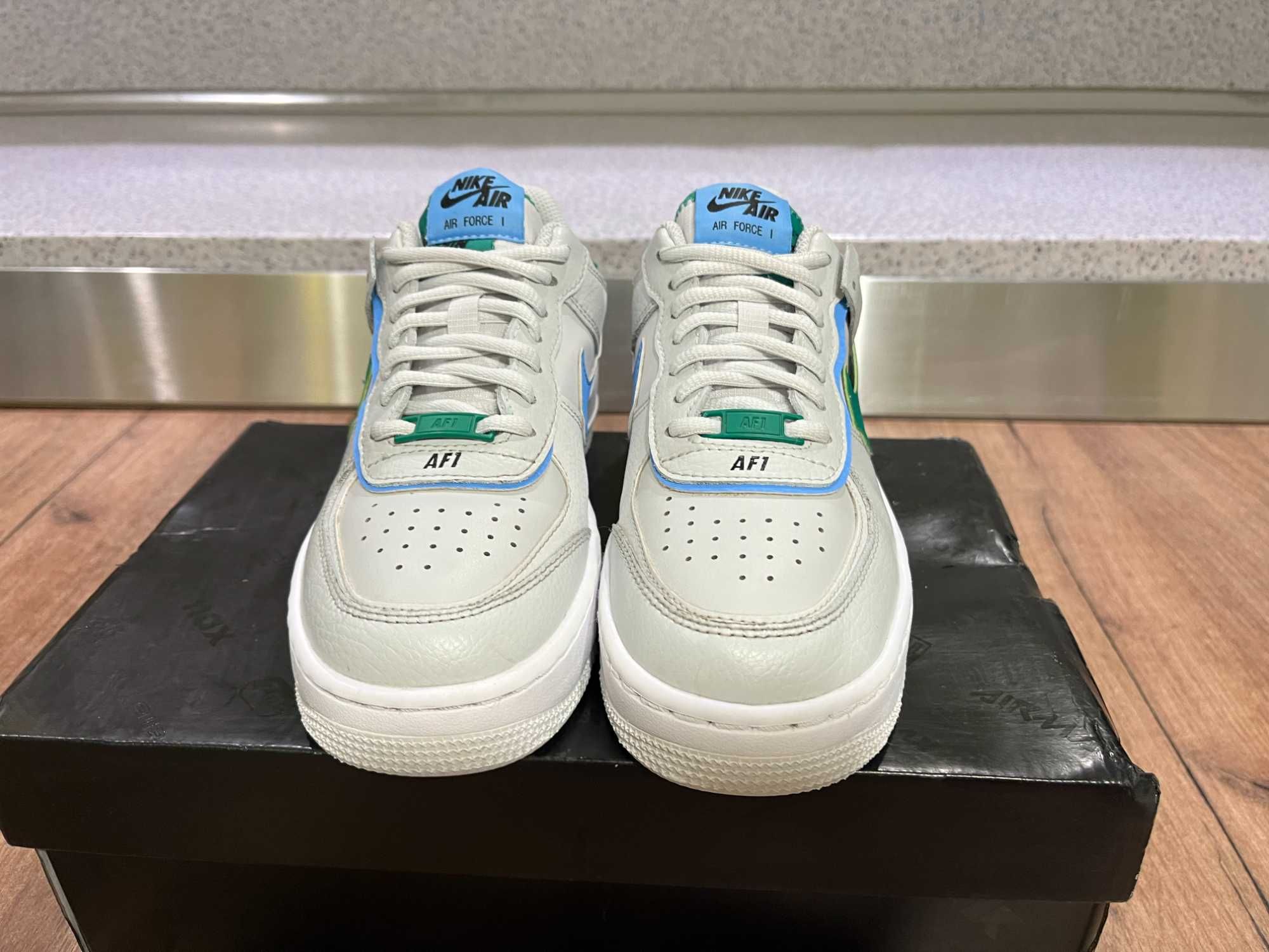 ОРИГИНАЛНИ *** Nike Air Force 1 AF1 Shadow 'Malachite'