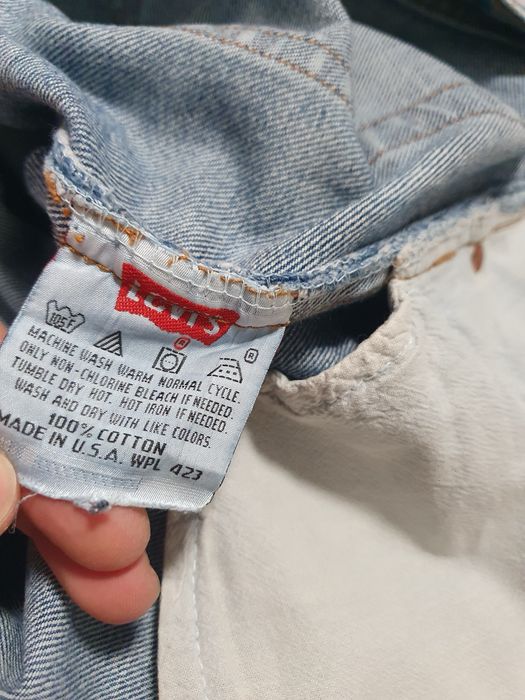 Blugi levis 501 denim jeans 1991 made in usa 423