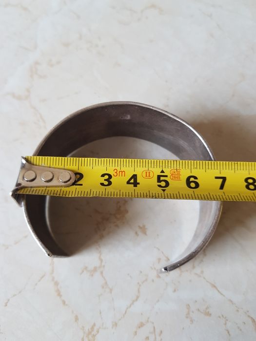 Bratara argint masiv reglabila tribala vintage,stare perfectă