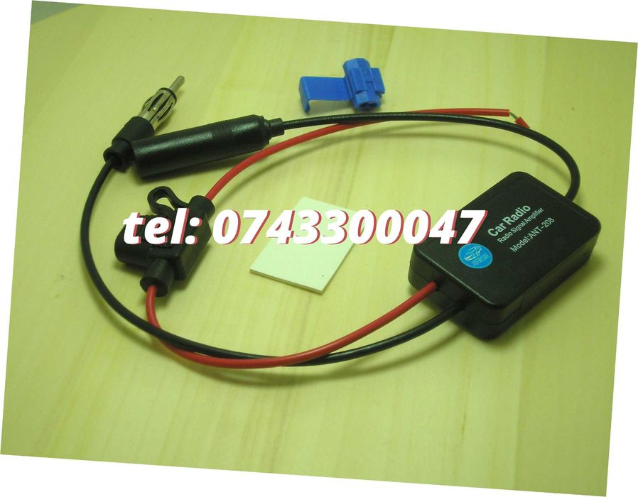 Amplificator Semnal Antena Radio Auto Camioane Etc Fm 12v