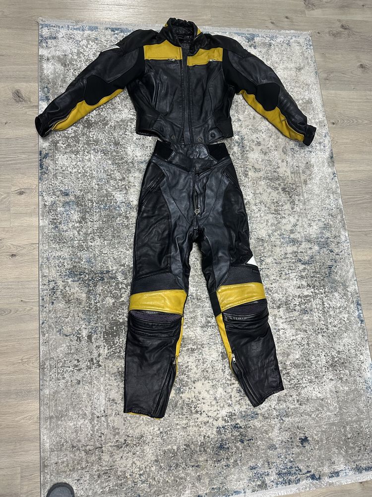 Costum Combinezon Piele Moto Dama S