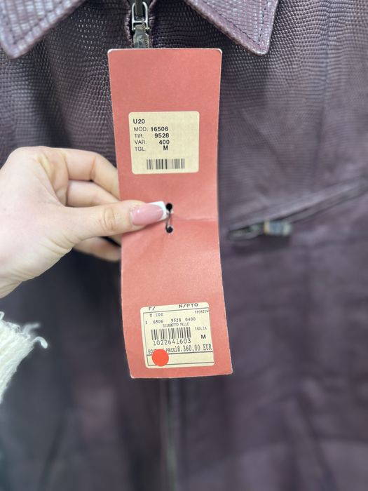 Луксозно яке от истинска игуанска кожа – НОВО, Милано