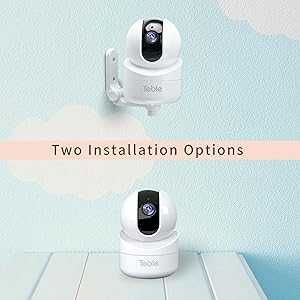 Бебефон с камера Teble – 720p HD, голям дисплей, въртене и зум