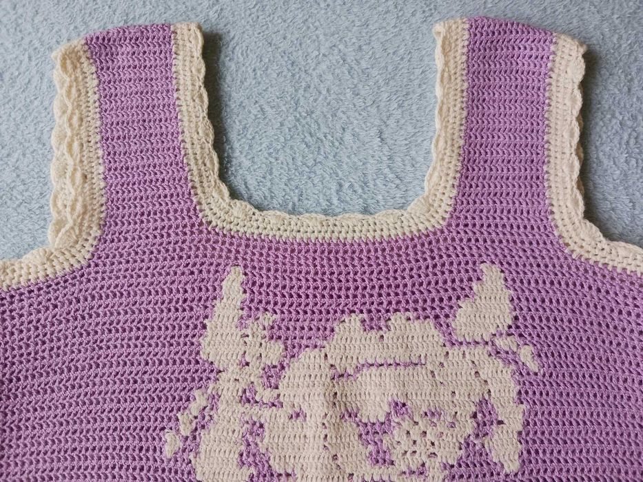 Блуза - нова, плетена на 1 кука