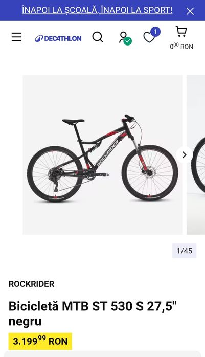 Bicicleta rockrider st530 full