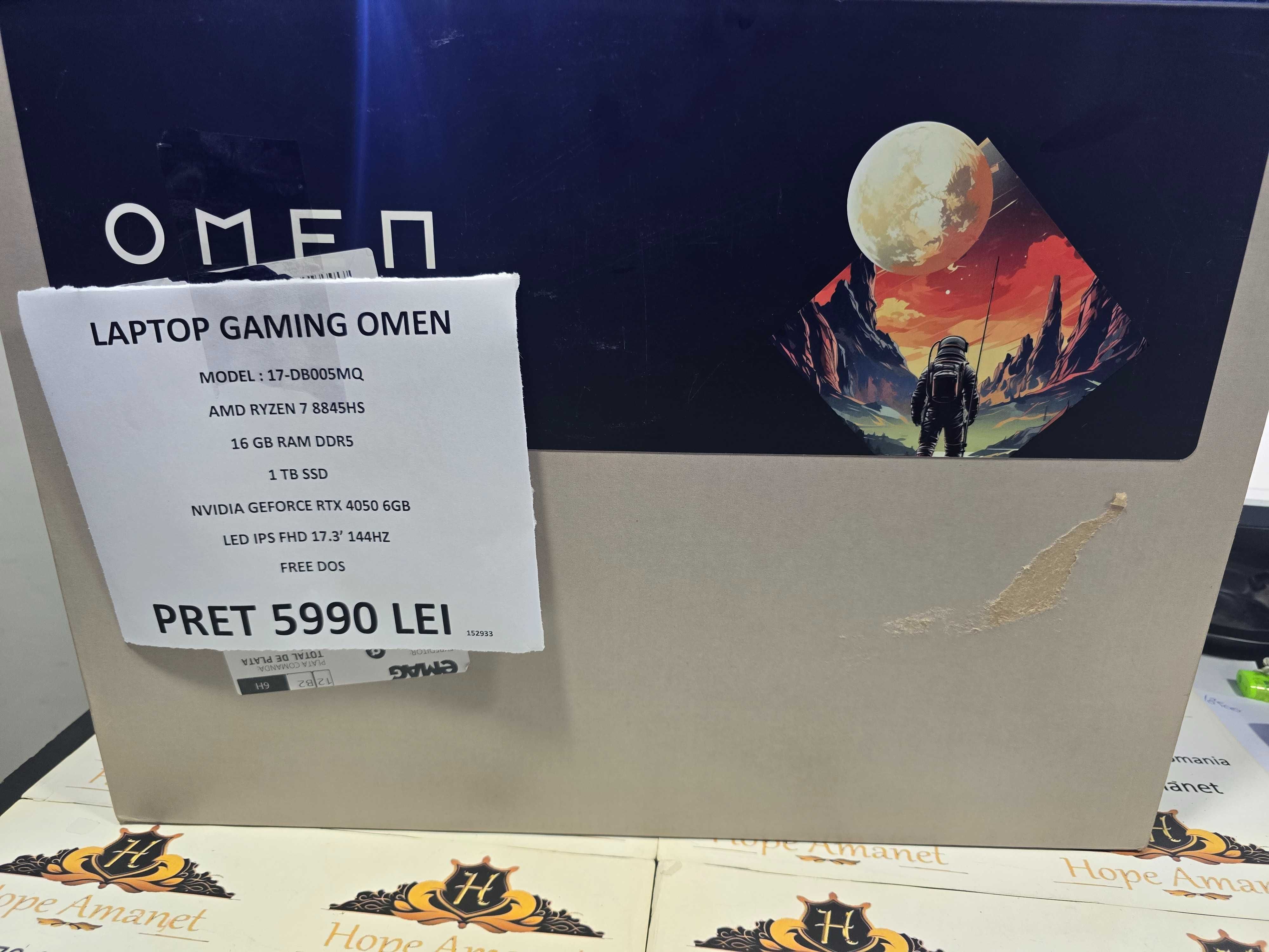 Hope Amanet P6 Laptop OMEN Gaming NOU !!!