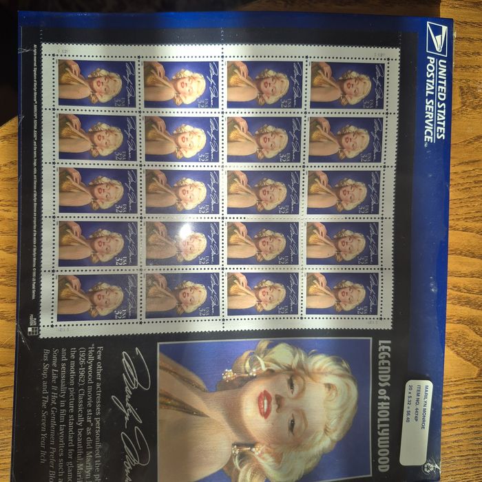 пощенски марки на Мерилин Монро 1995