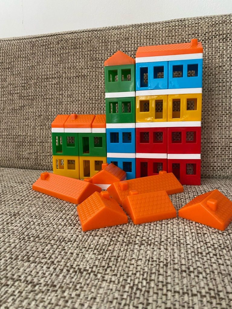 Set de constructie Mini City cu 38 piese, nefolosite