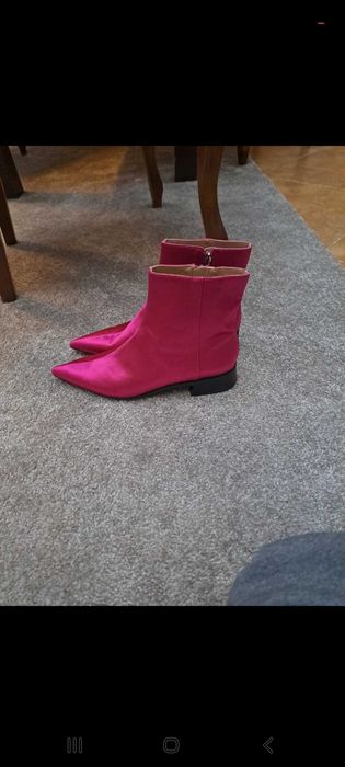 Botine satinate Zara 37