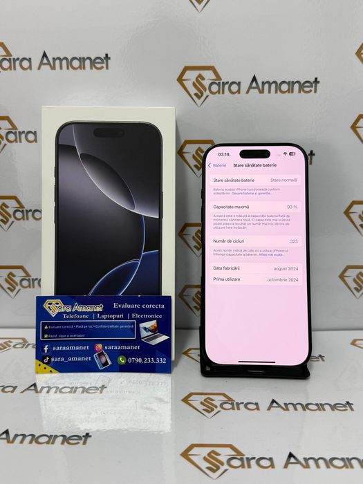 Iphone 16 Pro 512Gb Black Sara Amanet