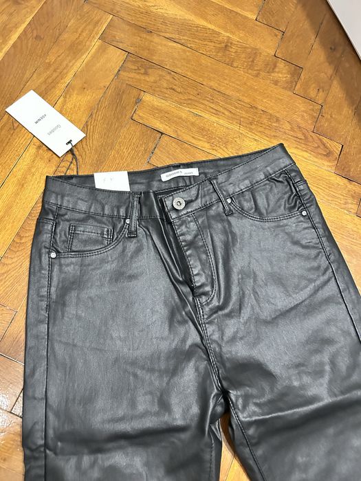 Дамски панталон имитация кожа