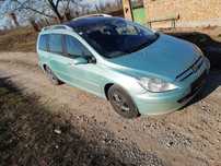 Пежо 307 sw 2002 2.0 HDI 90 hp Peugeot панорама теглич