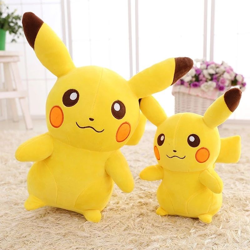 Мягкие игрушки Пикачу из Покемона Pikachu из мультфильма подарки