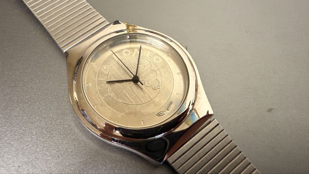 Ceas Alfa Romeo cadran argint colectie quartz