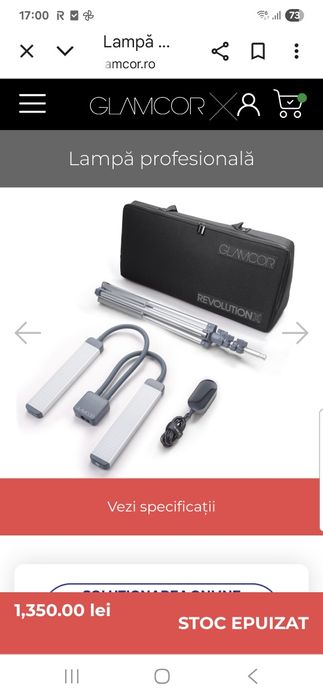 Lampa profesionala make-up, foto -NOU