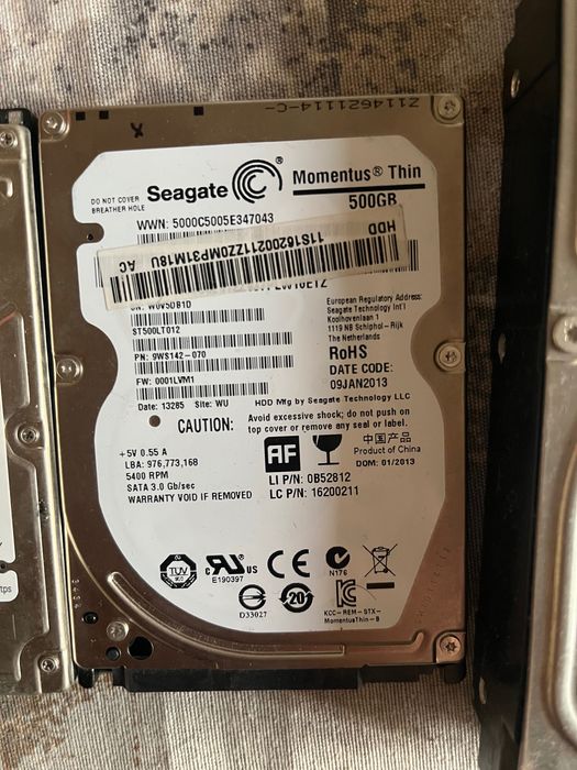 3 броя Hard disk - хард диск hdd за части