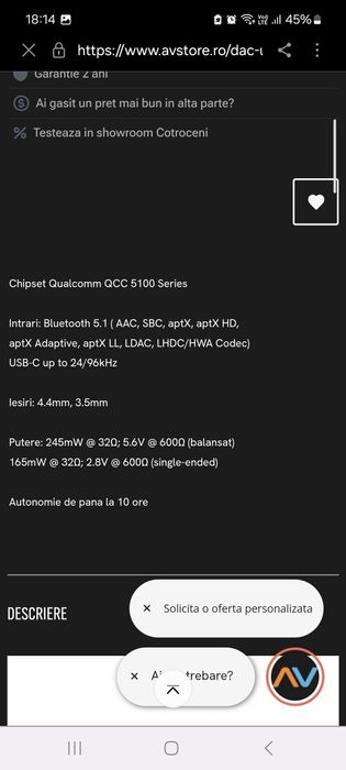 Amplificator portabil