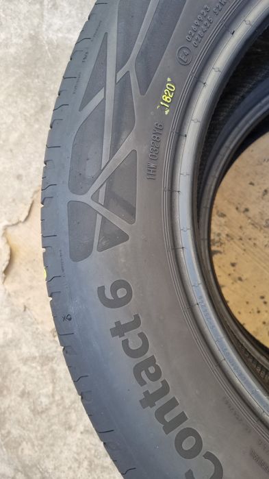 2 Anvelope Vară Continental Contact6 225 60 R17  Impecabile DOT 1820.