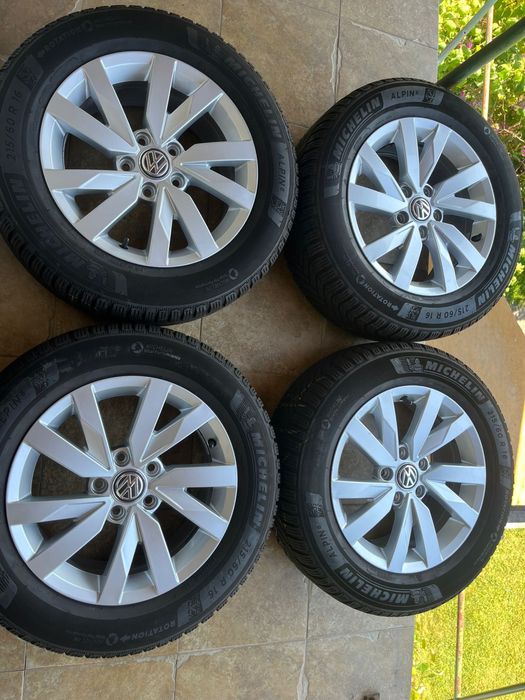 Jante 16 Vw Passat Touran echipate iarna 215 60 16 Michelin