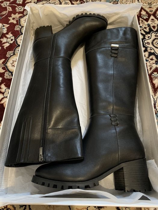 Женские сапоги из натуральной кожи