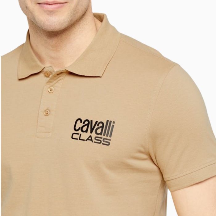 Оригинална мъжка поло тениска Cavalli Class QXT64ZKB002_BE00503