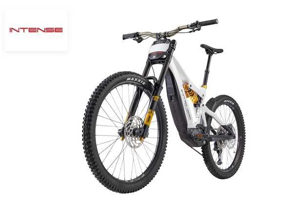 eBike Bicicleta MTB Downhill Intense Tazer MX PRO Carbon Alb S/M