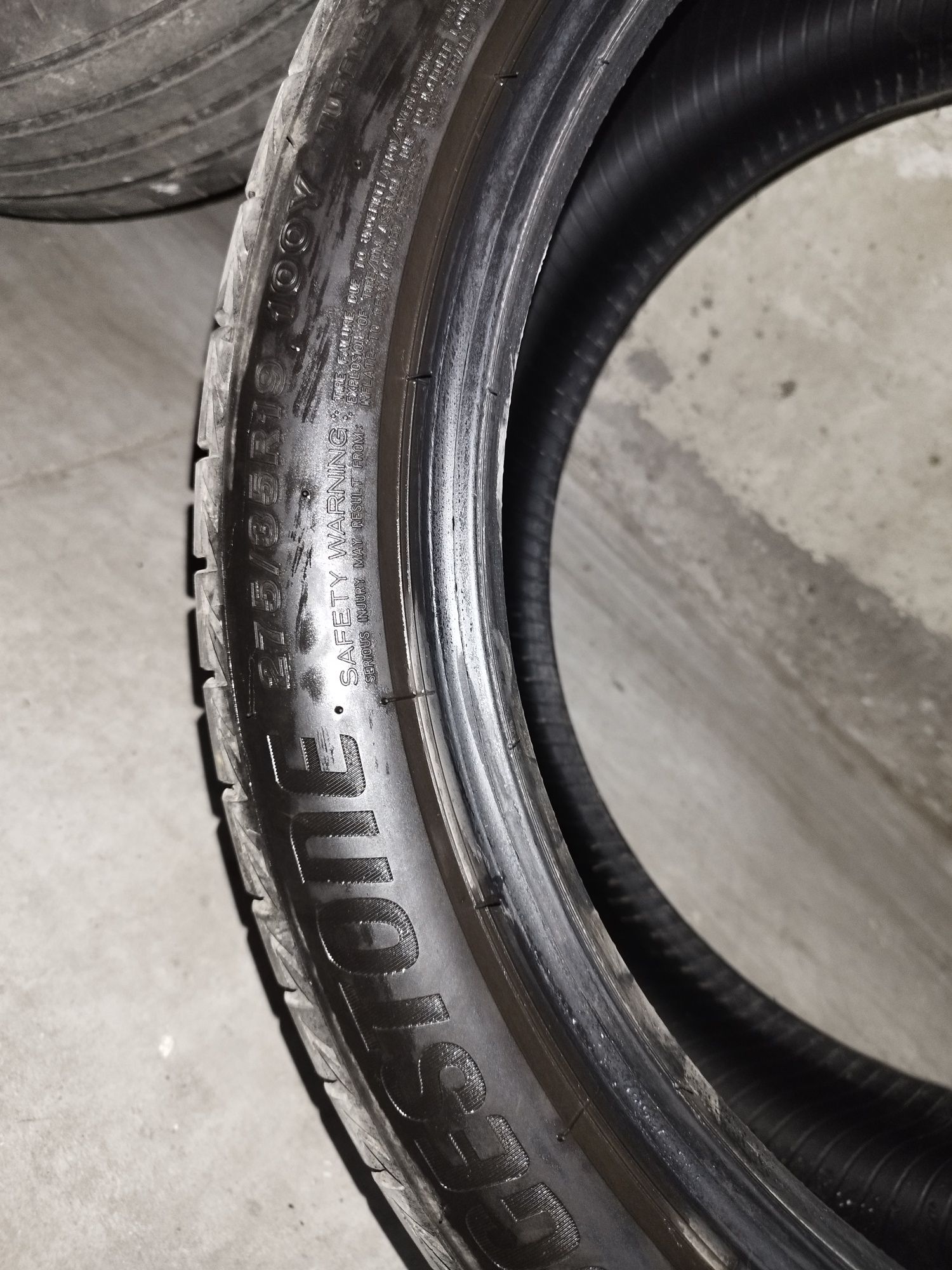 Bridgestone run flat спорт пакет 275/35/19 и 245/40/19