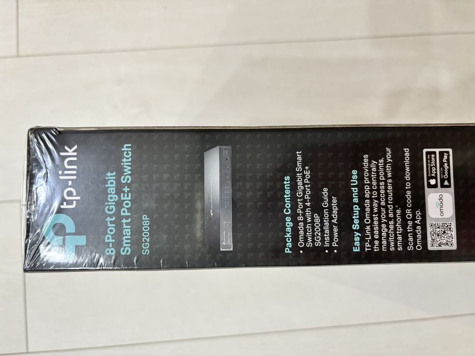 Switch 8 porturi Comutator tp-link SG2008P, 8x1000Mbps 4xPOE+