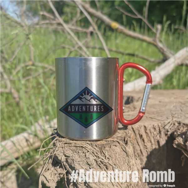 Cana Inox Cadou Personalizata Drumetie Copii – Adventures Tree