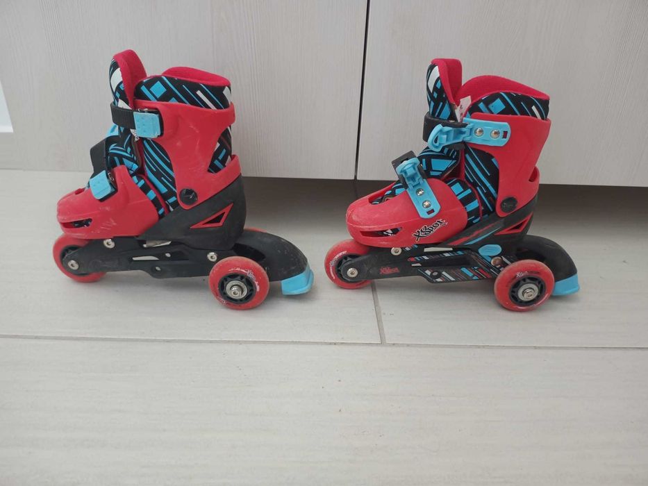 Patine cu role reglabile copii, mărime 27-30