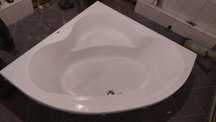 Vand cada de colt 140x140 cm Fibrocom