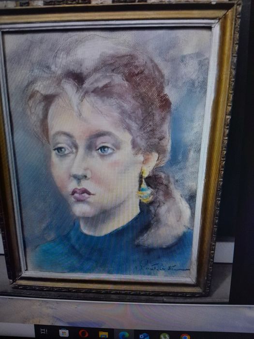 Tablou vechi, pastel