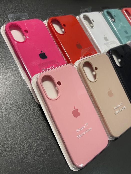 Силиконов кейс iPhone 17 17 Air 17 Pro 17 Pro Max