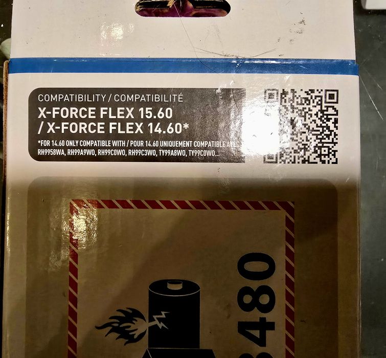 Нова батерия X-Force Flex — 32.4V, запечатана, готова за монтаж!