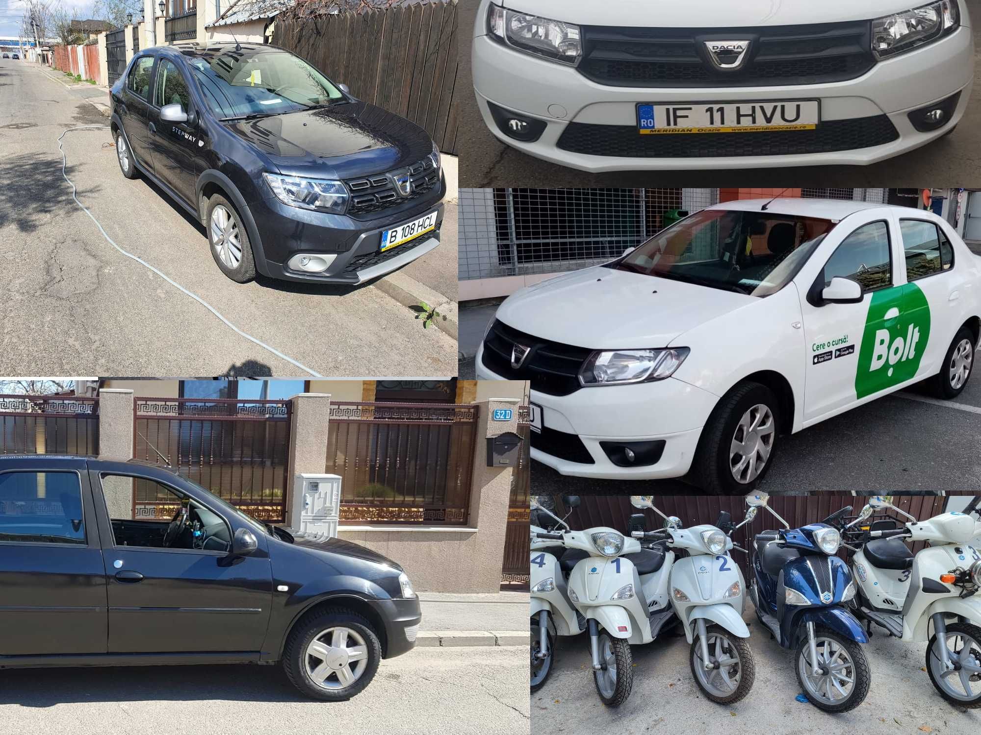 Inchiriere Masini - Scutere. Flota Uber / Bolt- Wolt -  Bolt Food