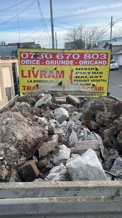 Evacuari moloz,betoane,pamant,demolari,bobcat,moloz,oriunde