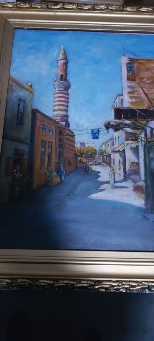 Tablou vechi, ulei, semnat,autor consacrat.