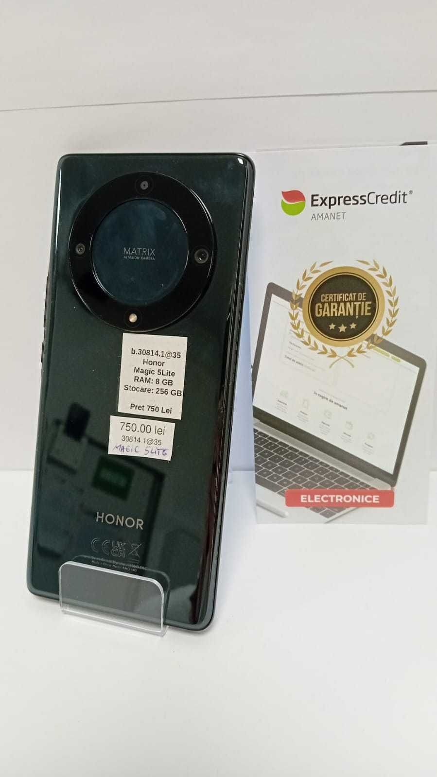 (AG 35) Telefon Honor Magic 5 Lite  B.30814 / 620 lei Garantie 2 Ani