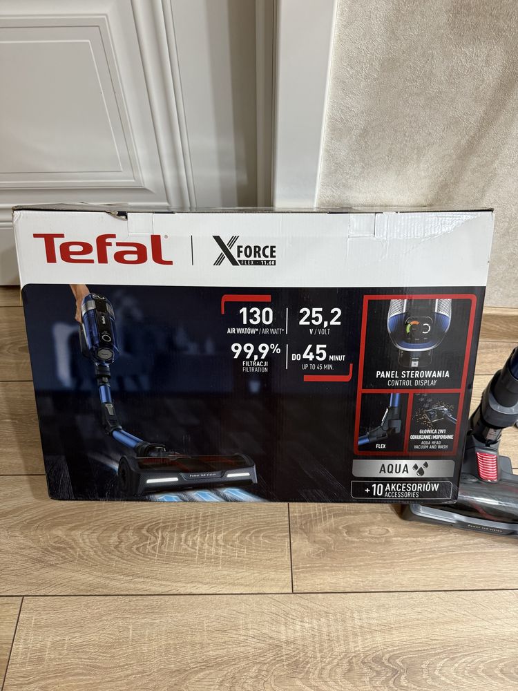 Пылесос Tefal X-Force Flex 11.60 TY9890WO синий