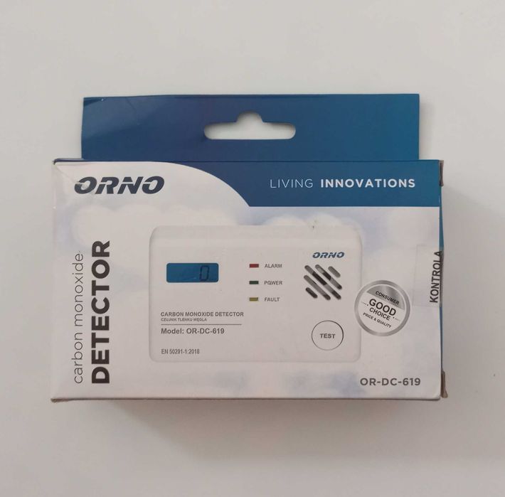 Detector de monoxid de carbon ORNO OR-DC-619 nou
