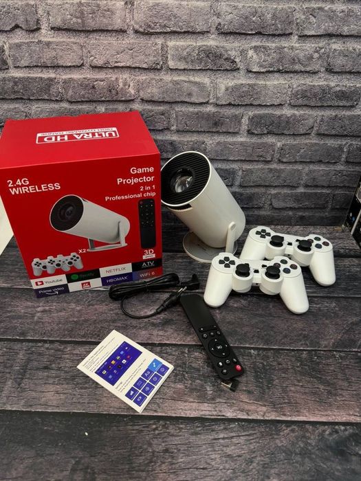 Projector с двумя джойстиками , Проектор  домашный кинотеатр