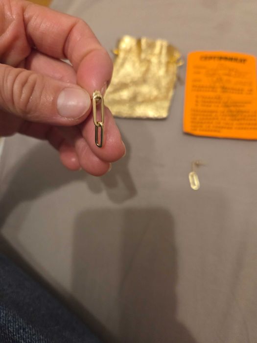 Златни обици- 0.920гр общо  Нови