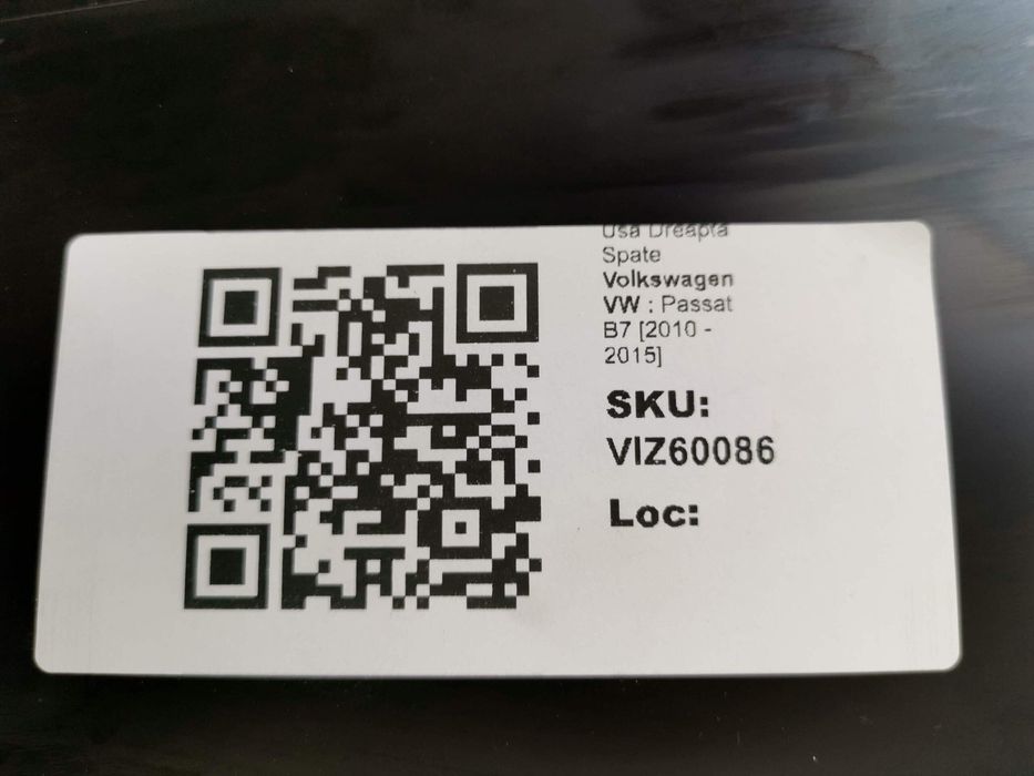 Дясна задна врата Фолксваген / Volkswagen VW Passat B7 [ - ] Комби Ори