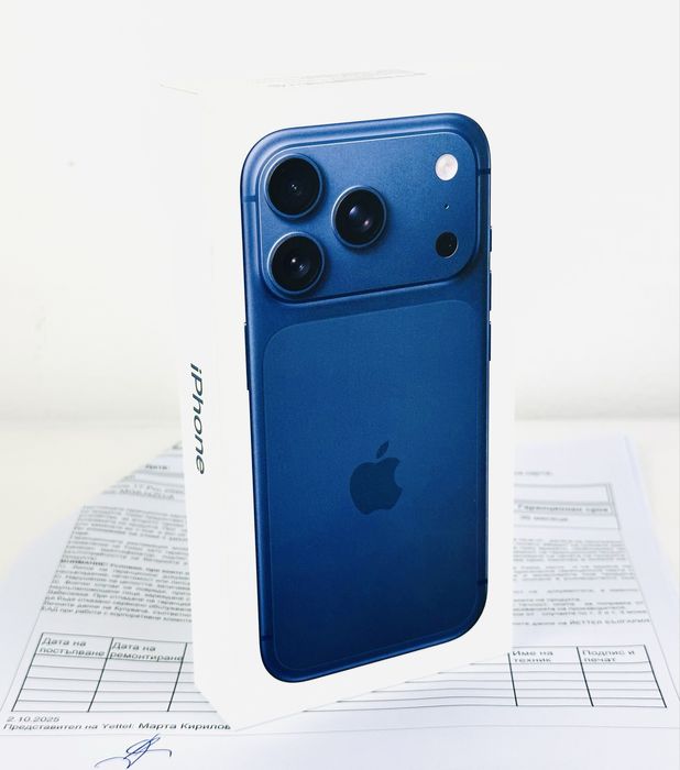 НАЛИЧЕН! Apple iPhone 17 Pro 256GB Deep Blue 3г. Гаранция!