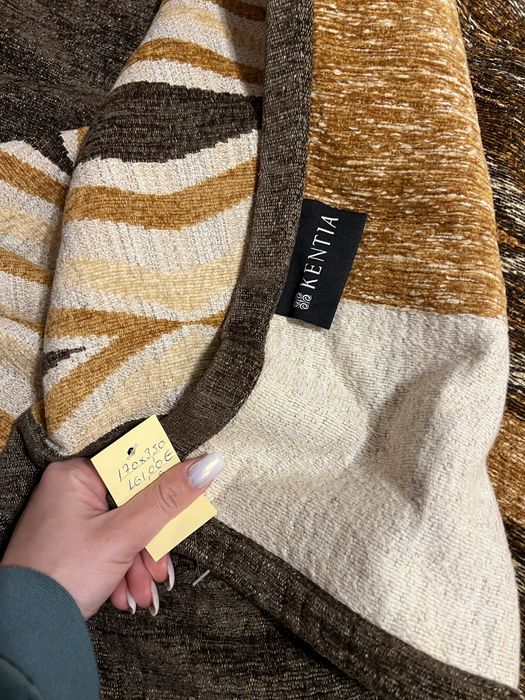 Cuvertura de pat crem maro 170x350 Premiim din Grecia