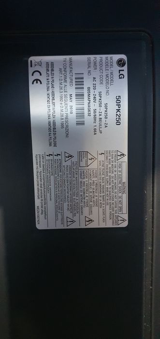 LG 50PK250 televizor 127 cm (50") Full HD Negru