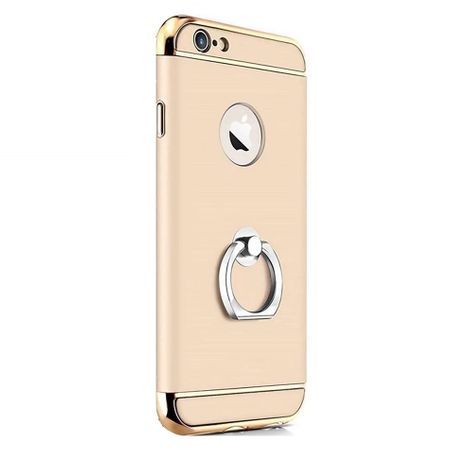 Husa pentru Apple iPhone 8 Plus, GloMax 3in1 Ring PerfectFit, Gold
