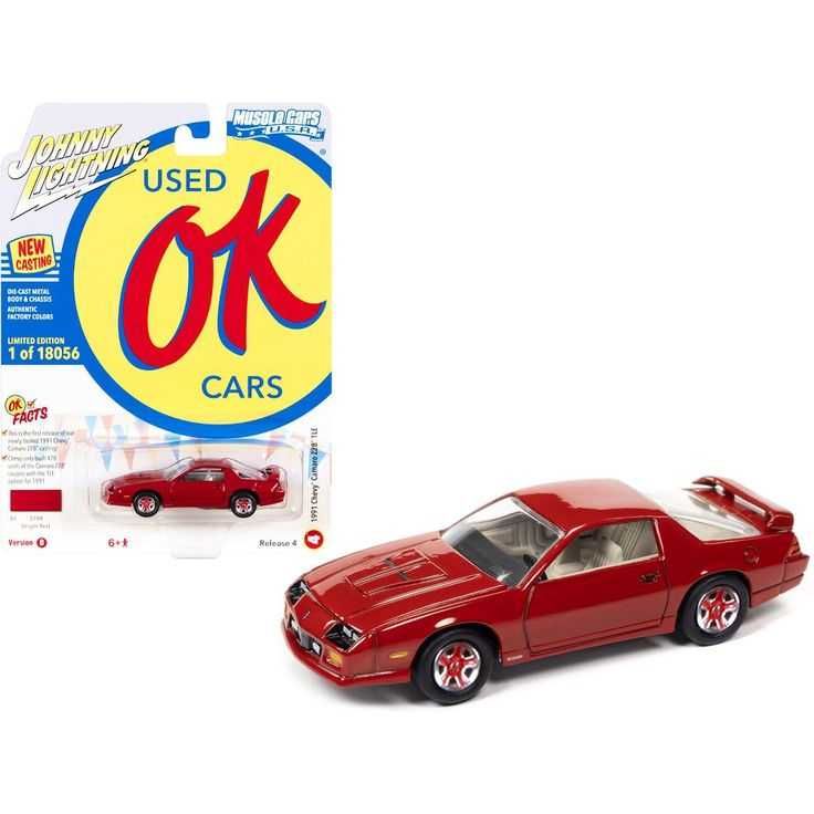 Johnny Lightning 1991 Chevy Camaro Z28, 1:64 (Greenlight, Hot Wheels)